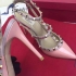 Valentino Rockstuds baby pink colour patent leather